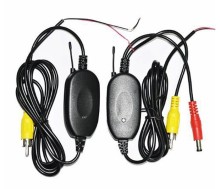 12V 2.4G Wireless Color Video Transmitter and Receiver for Car Reverse Camera Monitor FM Transmitter