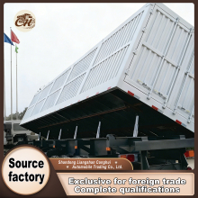 Single side tipper dump truck