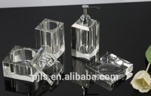 crystal bathroom accessory set
