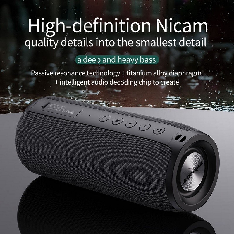 Portable Speaker Waterproof Wireless Speakers Dual Pairing 5.0Loud Stereo Booming Bass 30H Playtime for Home Party Backyard