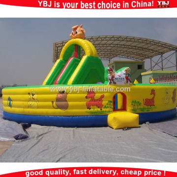 YBJ 2016 inflatable many function bouncer/outdoor inflatable play land