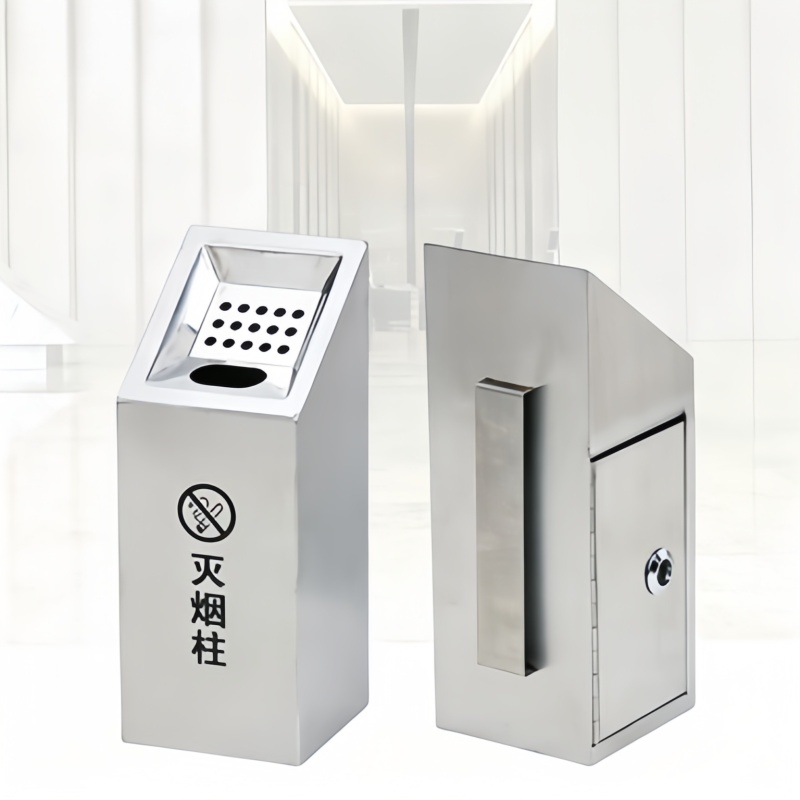 Bulk Outdoor Metal Cigarette Butt Collector Bin