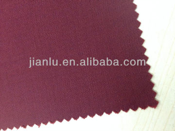 100% wool serge/ purple color worsted wool fabric / women suits fabric