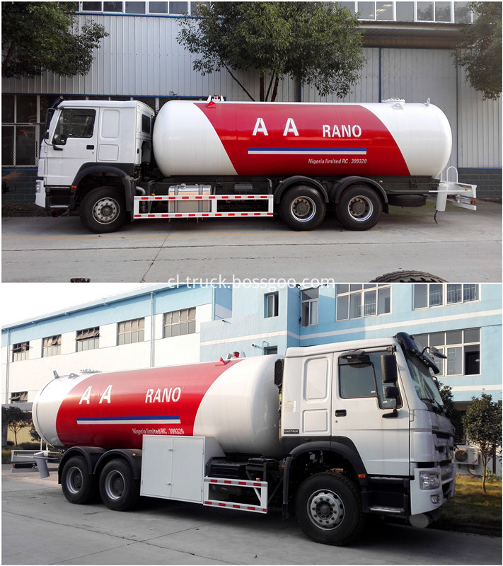 LPG Gas Tank Truck