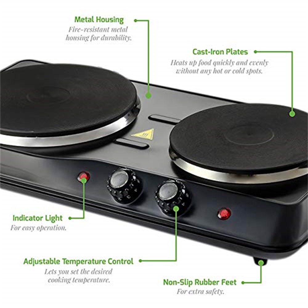 Double kitchen Hotplate