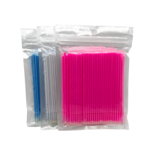 Disposable Cotton Oral Swab Brushes & Glitter Eye Lash Tools
