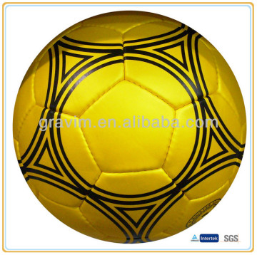 Golden custom design soccer ball