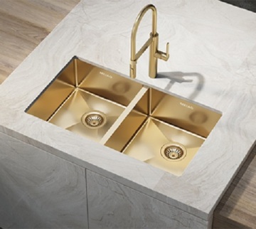Golden 304 Handmade Undermount Farmhouse Sink