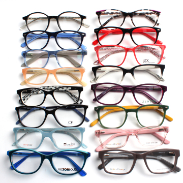 Unisex Acetate Eyeglasses Frames: Fashionable and Affordable Mixed Stock Optical Glasses