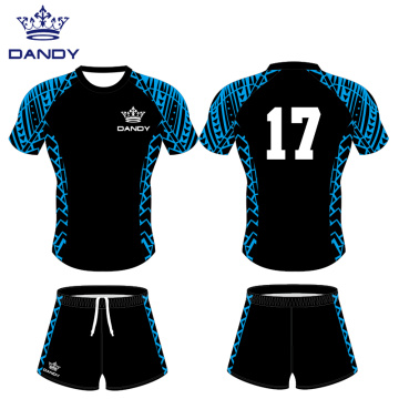 Maglia di rugby a secco rapido personalizzato