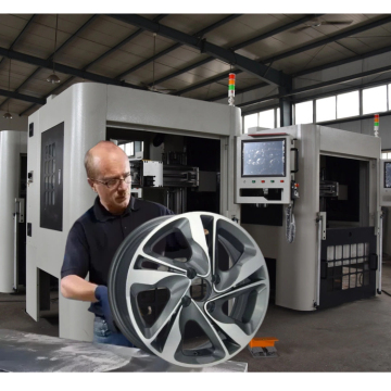 CNC Spoke Repair Lathe Machine for High-Quality Wheel Rim Refurbish