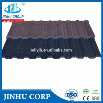 natural stone chips modern classcial tile stone coated metal roof tile