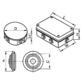 caja de plástica