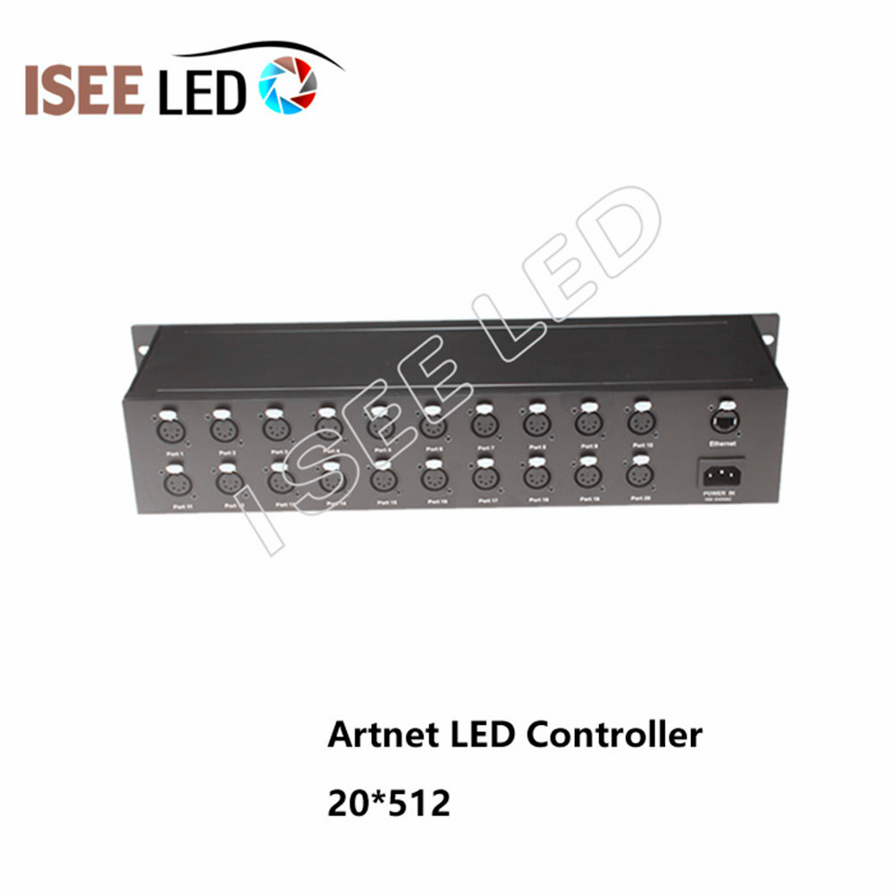 ඊතර්නෙට් dmx512 ආර්ටන පාලක DMX RGB LED නෝඩ්