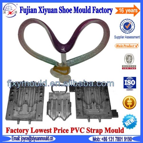 Newest Colorized Lady PVC Slipper Upper Strap Mould