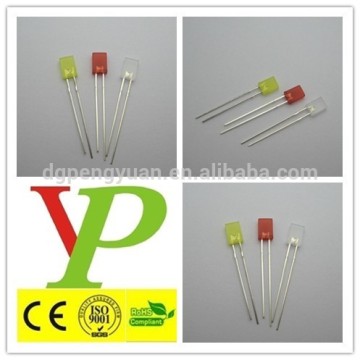 widely usage red 257 dip led top-brighting