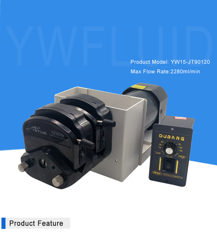 YWfluid large flow Laboratory peristaltic pump Used in Drip irrigation Suitable for viscous Non-viscous liquid transfer