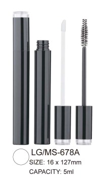 Empty Round Cosmetic Lipgloss Tube