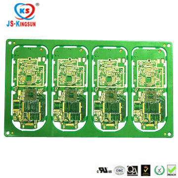 Mobile Phone PCB, 4 Layers, Enig 1.6mm Thick 1oz Finished
