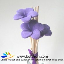 35mm purple ceramic flower for reed diffuser