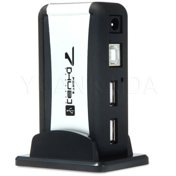 Upright 7-Port USB HUB Adapter