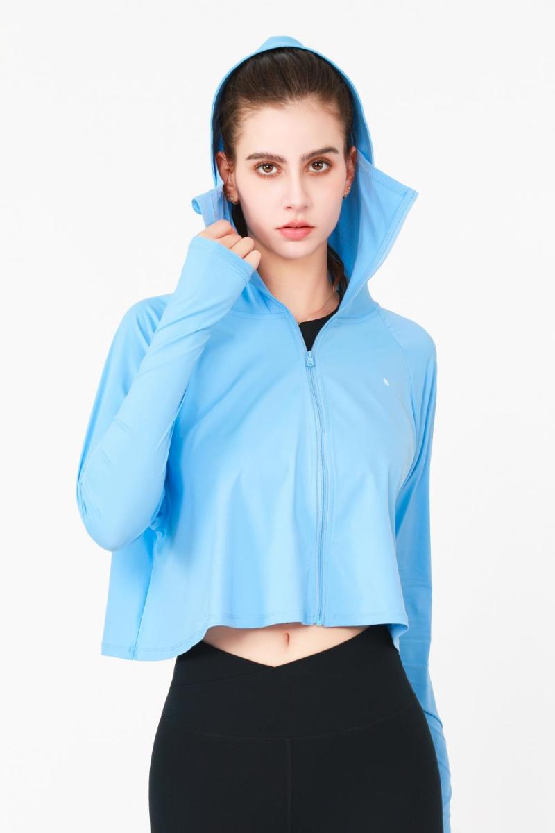 Hooded Long-Sleeve Ice Silk Sunblock Shirt