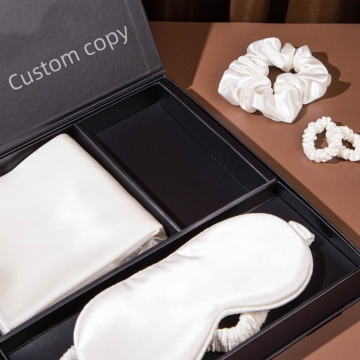 Silk Pillow Case Set with Eye Mask and Scrunchies