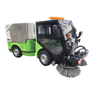 Four Wheel Steering Road Sweeper Truck for Sale