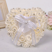 Romantic Heartshaped Wedding Ring Bearer Pillow / Cushion (Dream-100044)