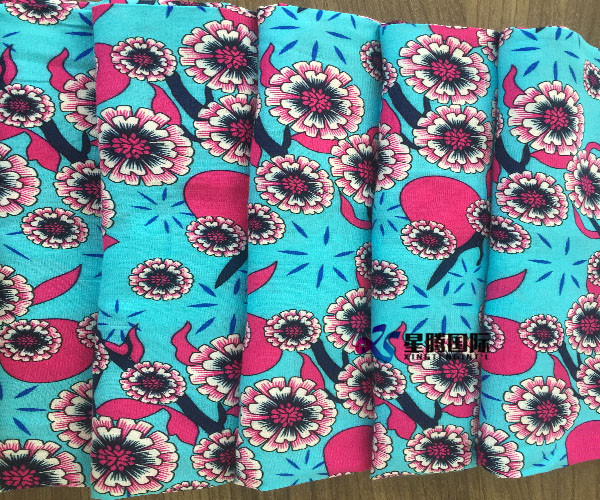 Soft Flower Woven 100% Rayon Printed Fabric