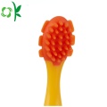 Brosse dentaire dentaire de soin oral de brosse à dents d&#39;enfants de silicone de 100%