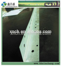 Galvanized steel perforated corner bead/wall angle