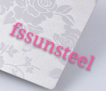 embossed stainless steel sheets