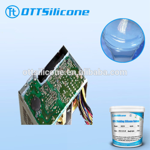 Epoxy Resin Shore Electronic Platinum Cured Silicone RTV Electronic Potting Silicone Rubber