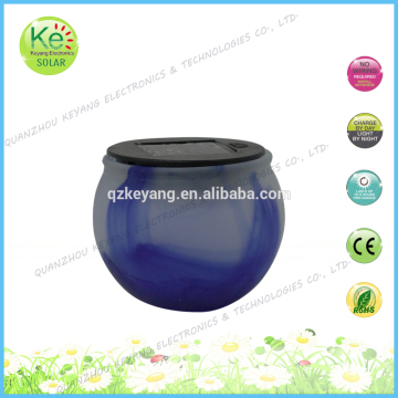 Colored Ceramic Solar LED table light