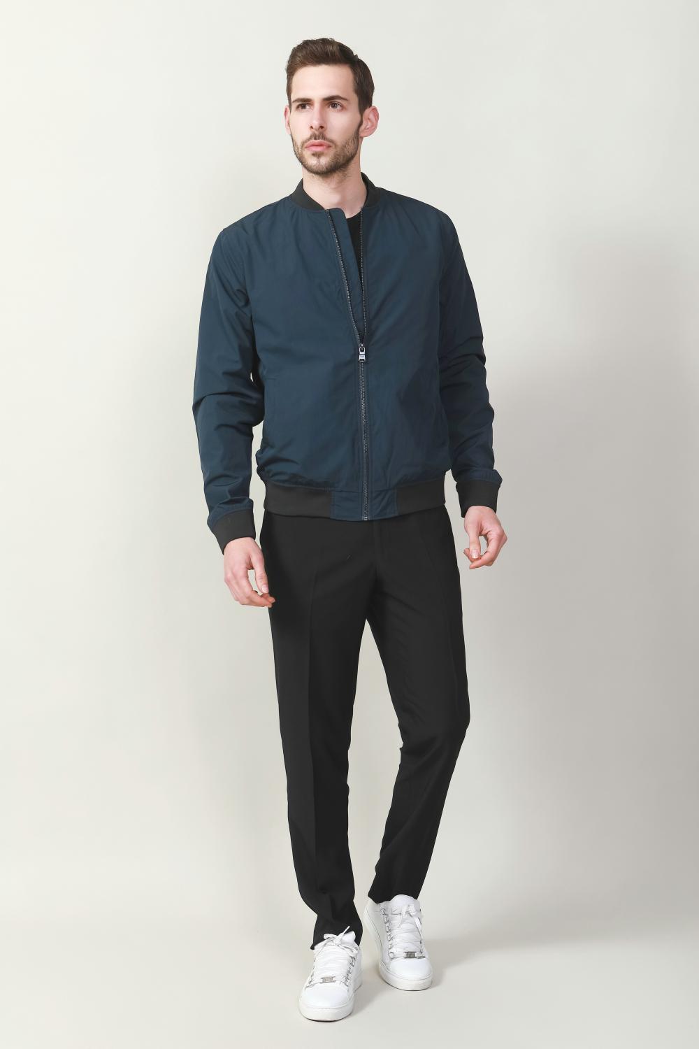 Men's cotton with rib jacket