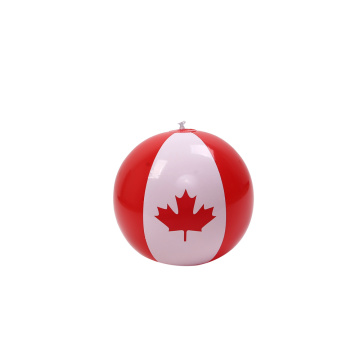 Werbeartikel Beachball Kanada Maple Leaf