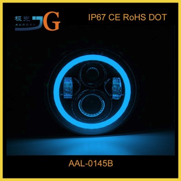 High Quality Lamp Type Head Lamp with Halo 7Inch 45W For Projector Headlight