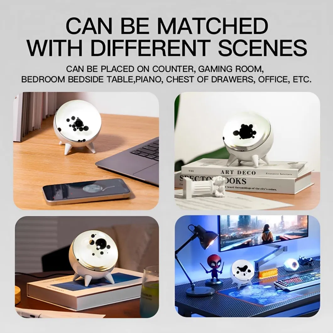 Dancing Magnetic Fluid Sound Visualizer with Music Rhythm