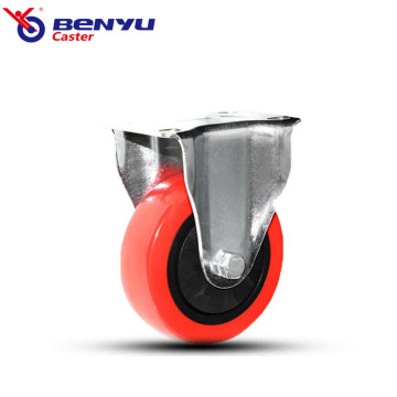 ODM OEM Customized Medium Duty Rigid PU Casters