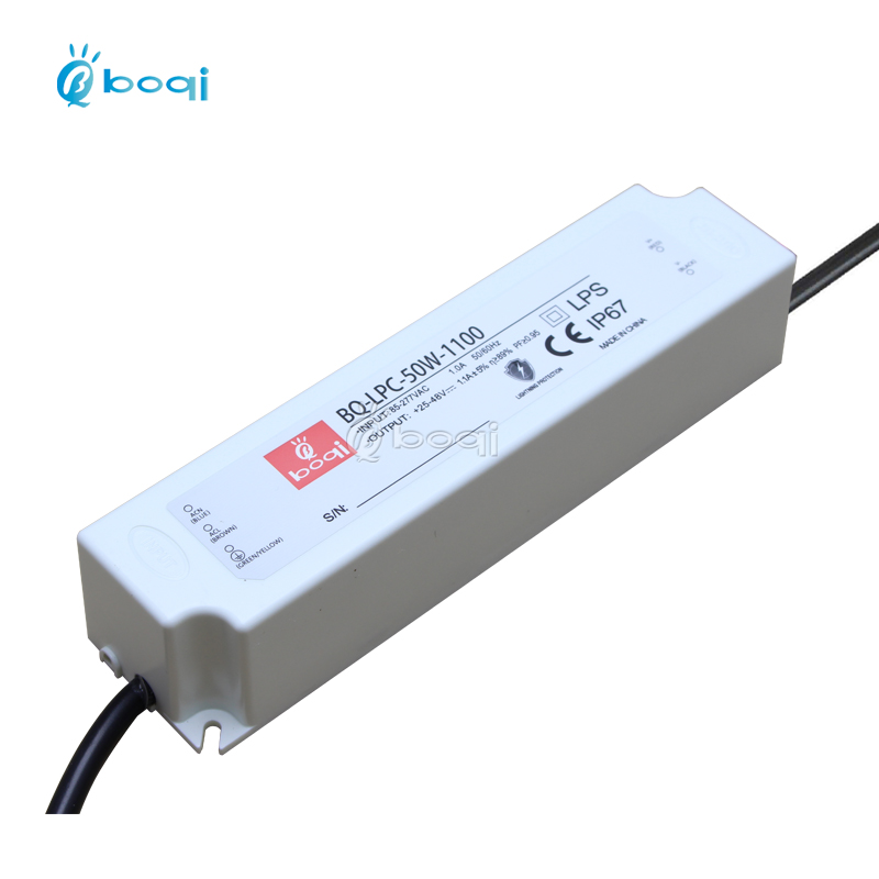 boqi CE FCC SAA ac led driver 42v 1100ma 30w to 50w for led downlight