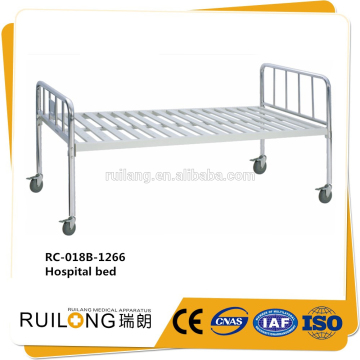 Cheap Modern Style Treatment Hospital Steel Flat Bed