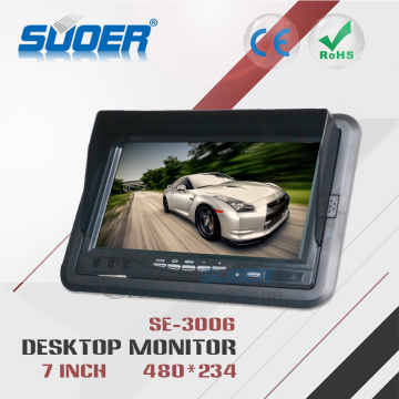 Suoer Standard LED LCD Monitor 7 Inch Car Desktop Monitor