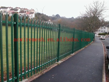 palisade fence /galvanized palisade fence /powder coated palisade fence