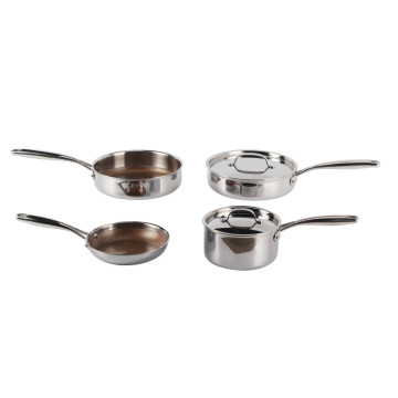 tri-ply cookware cooking pans saute pan