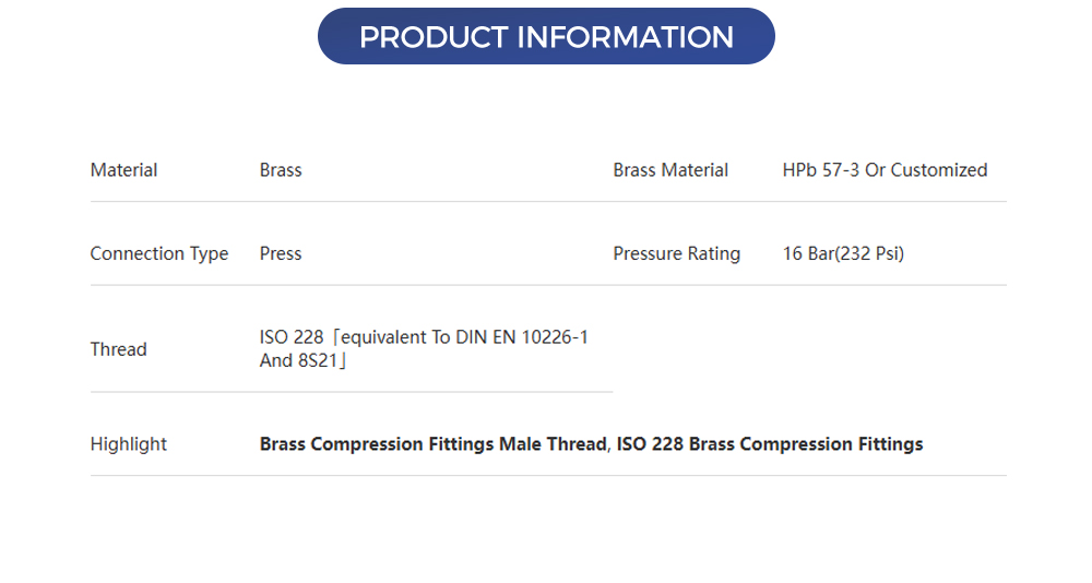 Messing-Kompressionsverschraubungen60_02 Brass-Compression-Fittings60_02