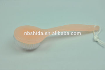 transparent short handle bath brushes
