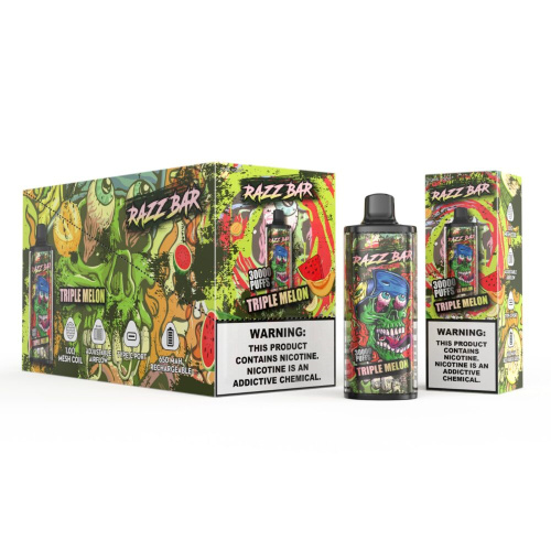 Razzbar 30000 Puffs Disposable Vape France Adjustable Airflow