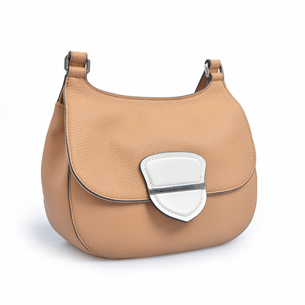 Fashion Magnetic Closure Leather Crossbody Bag Quality Women Saddle Bag