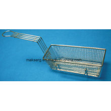 Rectangle Steel Fry Basket with Handle